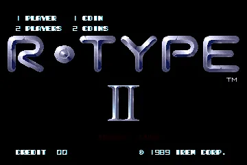 R-Type II (Japan) screen shot title